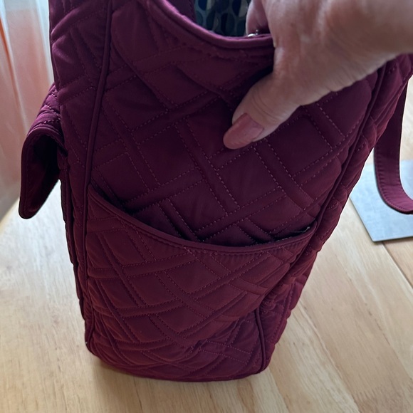 Vera Bradley Quilted Purple Tote Bag - Picture 6 of 9